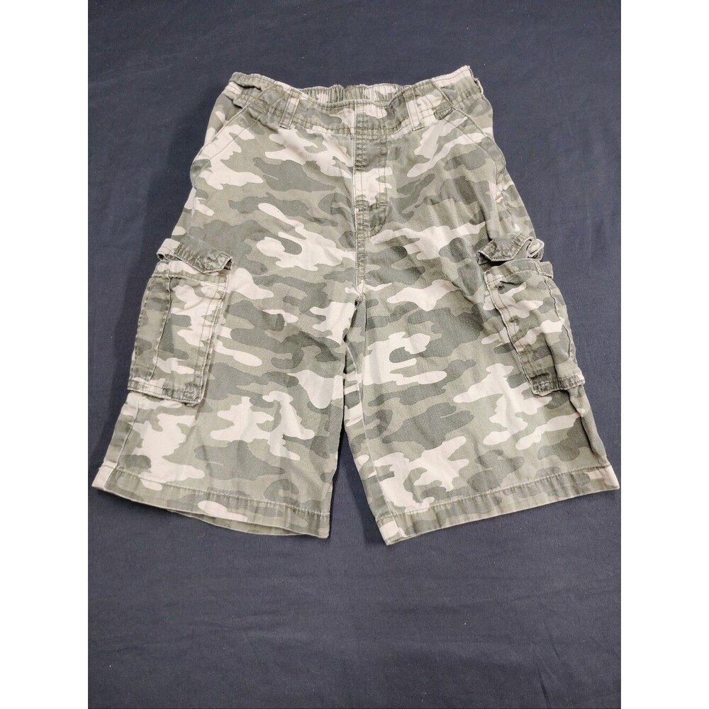 Garanimals Green Camo Elastic Waist Cargo Shorts - Boys 8